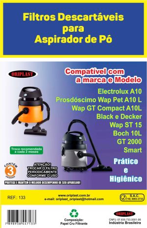 Filtro Aspirador De Pó Electrolux A10
