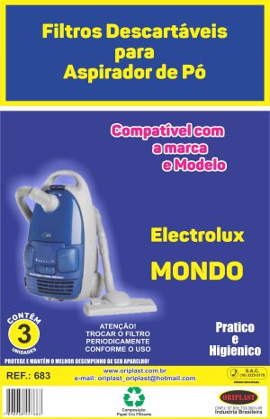 Filtro Aspirador De Pó Electrolux Mondo