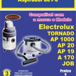 Filtro Aspirador De Pó Electrolux AP20/AP1000/AP19/A170/JOB/Tornado